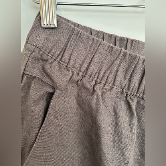 Anne Klein Linen Cropped Wide Leg Pants Size Medium - Picture 3 of 7